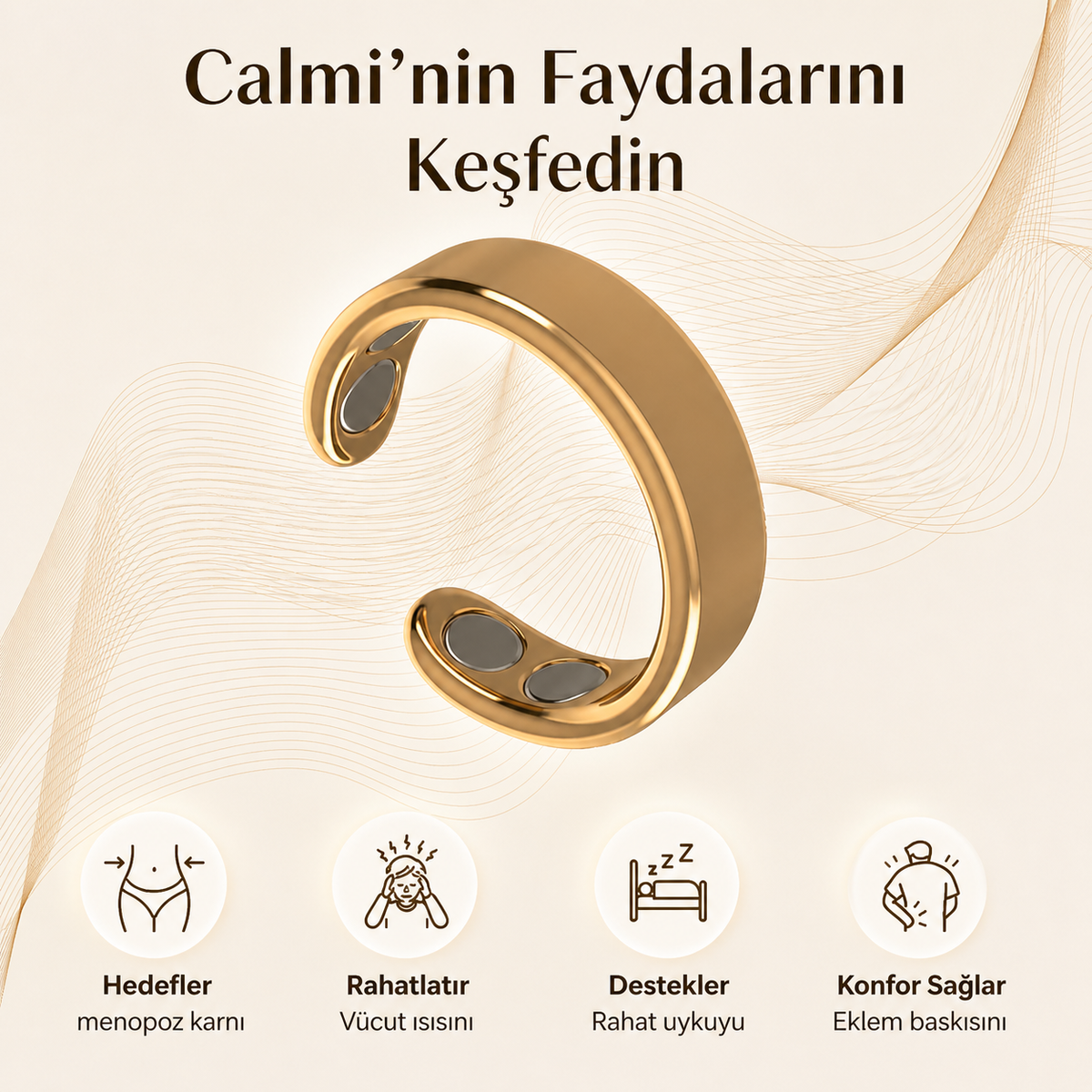 Calmi Ring - Doğal Menopoz Çözümü (2 Adet)