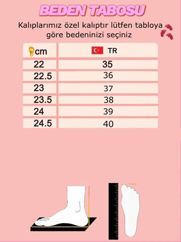Ortopedik Yüksek Topuklu Deri Ayakkabı