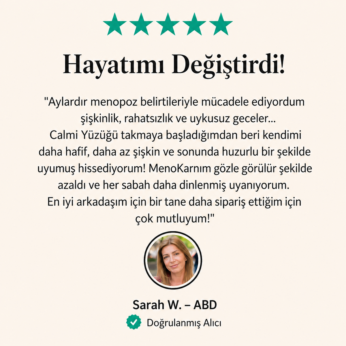 Calmi Ring - Doğal Menopoz Çözümü (2 Adet)